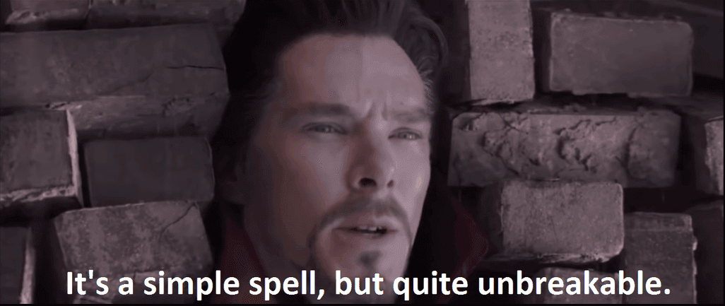Doctor Strange's Simple Yet Unbreakable Spell