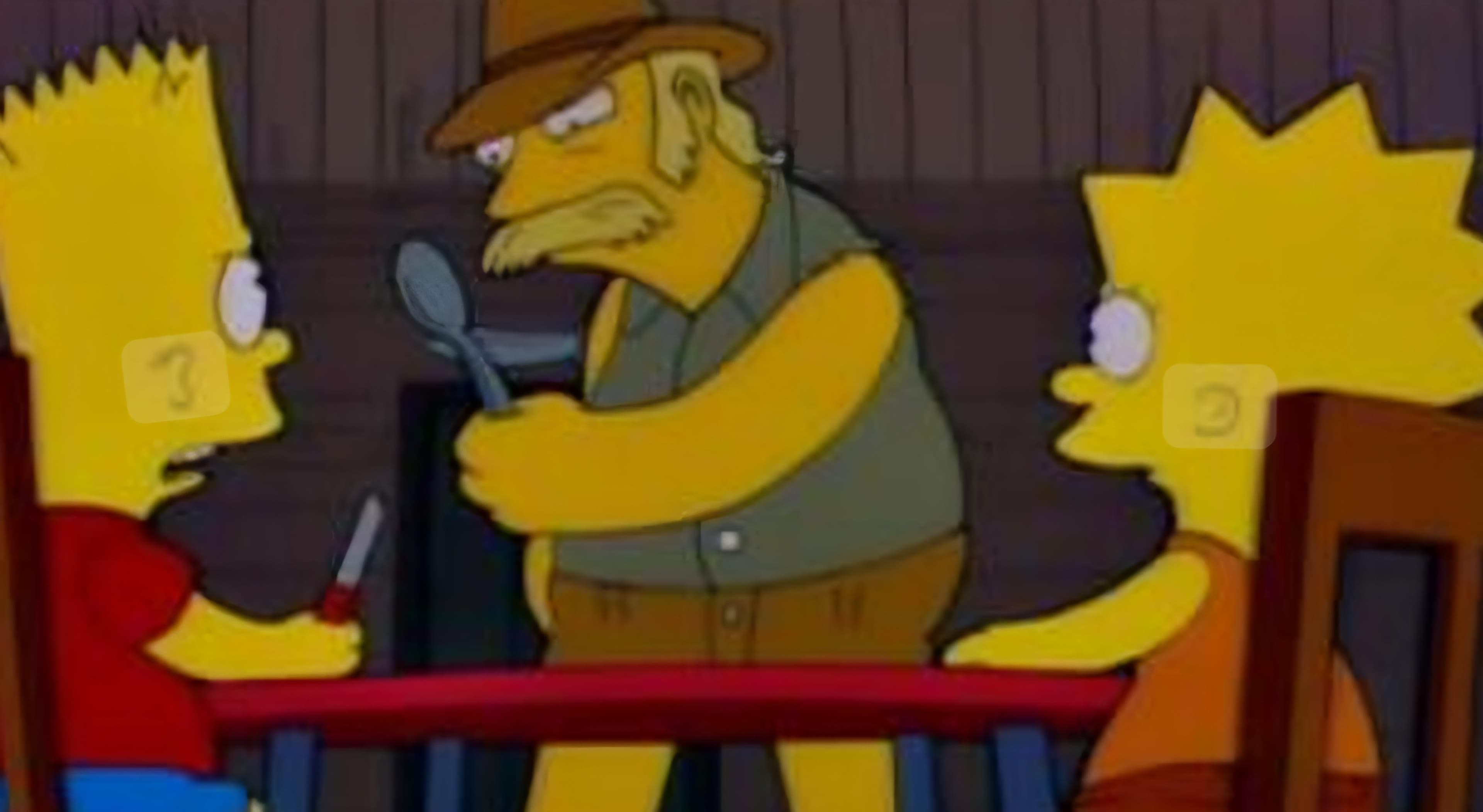 Bart and Lisa Watch the Spoon Bend