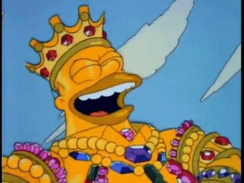 King Homer Simpson