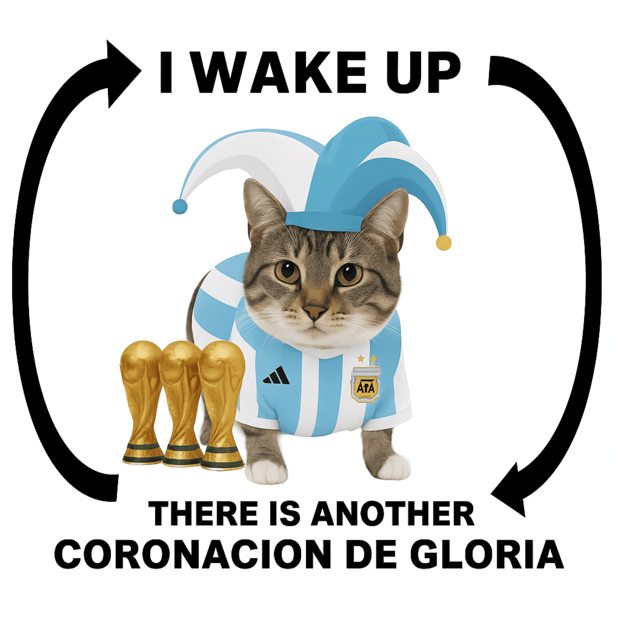 Argentina Cat Wakes Up Coronacion
