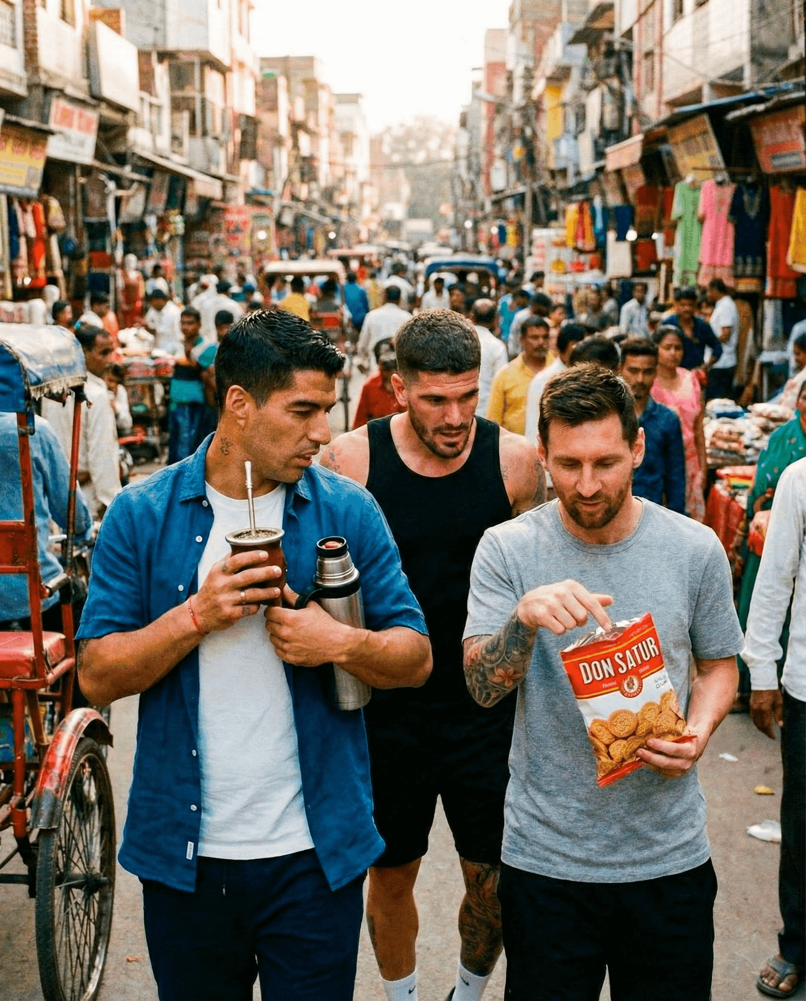 Messi and Don Satur Bring Mate to India