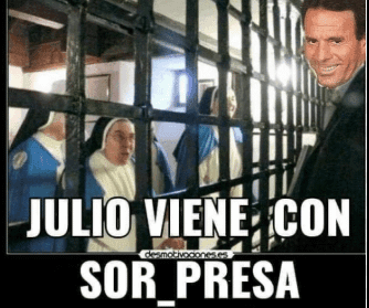 Julio Viene Con Sorpresa