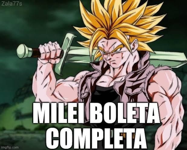 Milei Boleta Completa Trunks