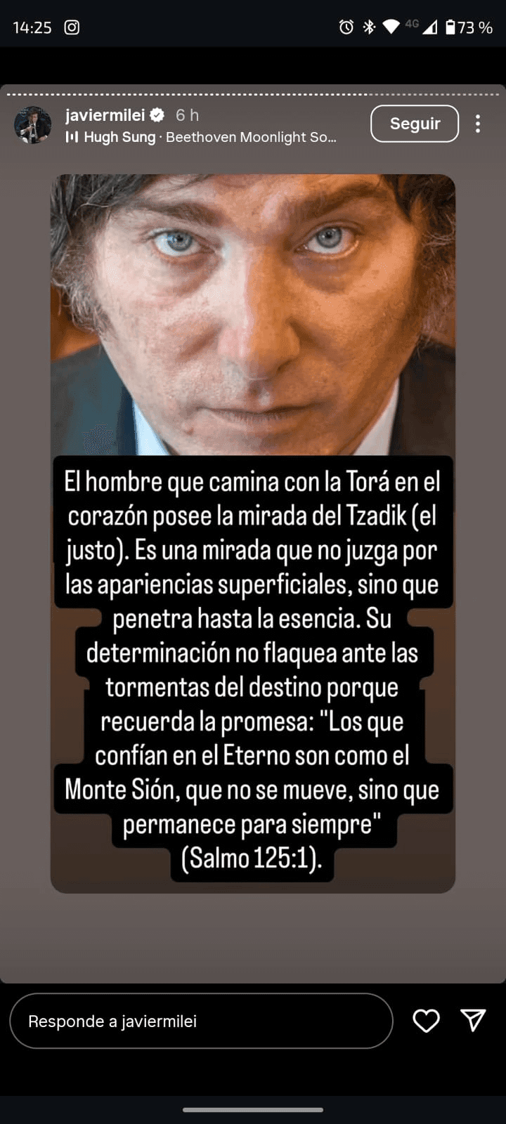 Javier Milei Mirada Tzadik
