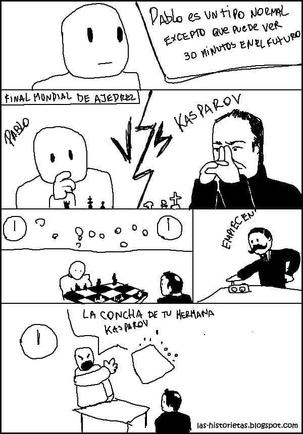 Future-Seer Pablo Insults Kasparov After Win