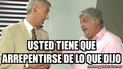 You Must Regret What You Said Argentine TV