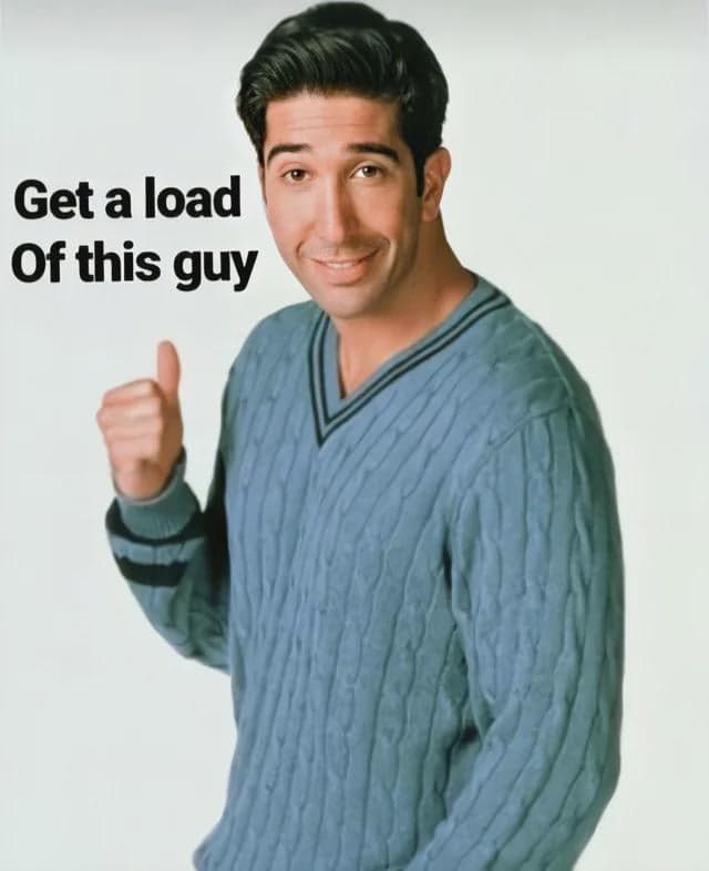 Ross Thumbs Up Get a Load