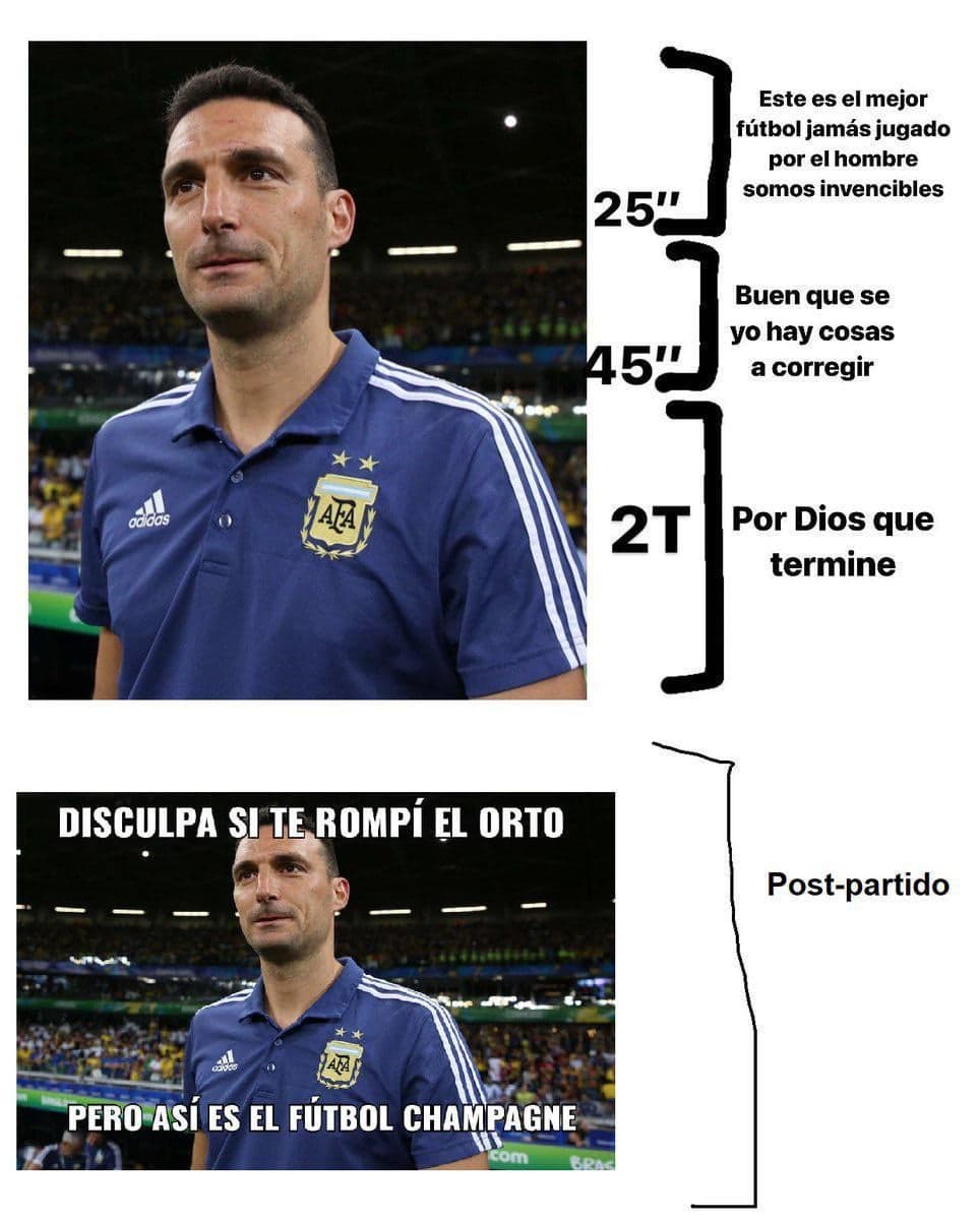 Scaloni Fan Goes From Panic to Champagne