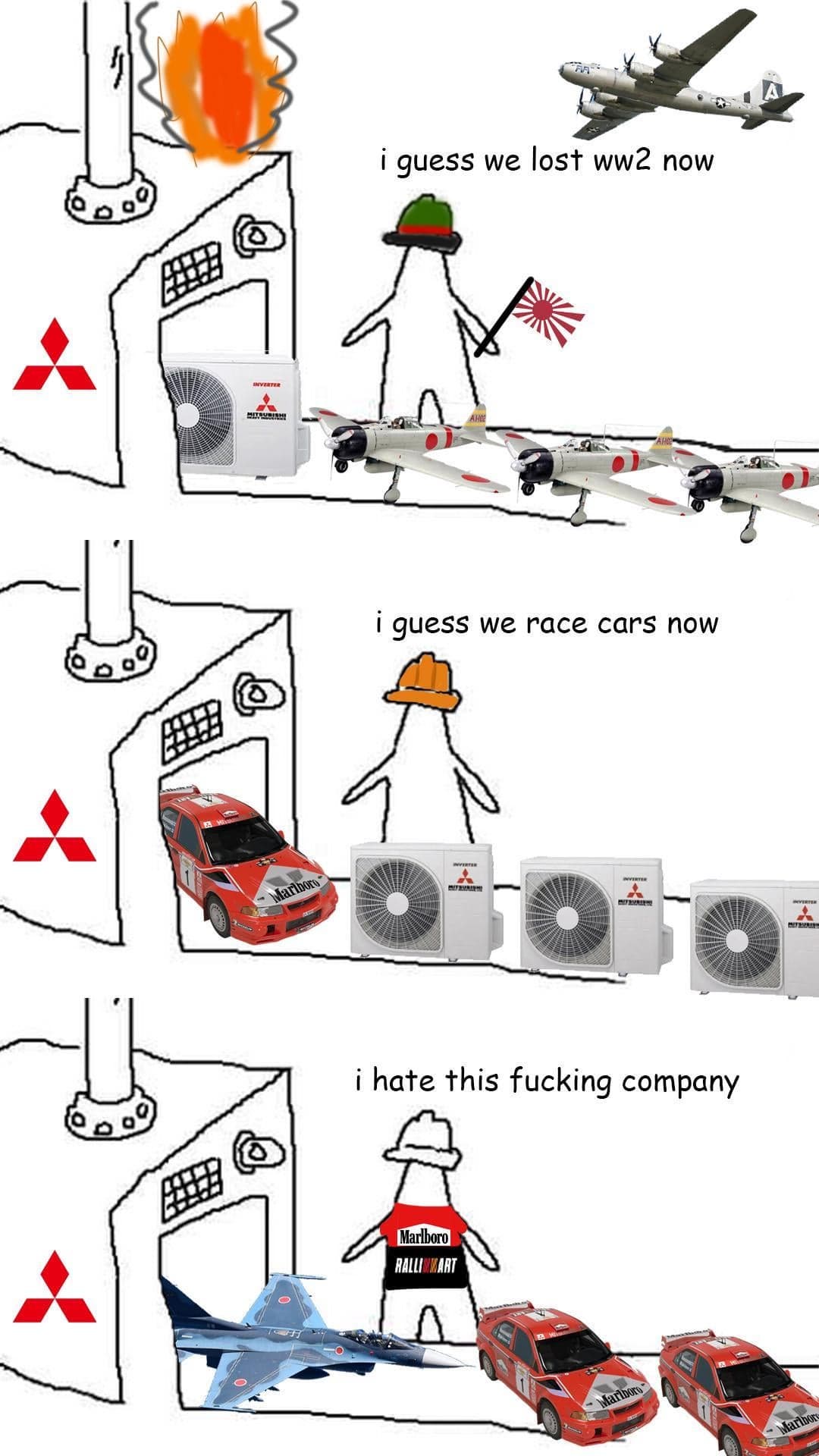 Mitsubishi Went From Zeros to AC Units
