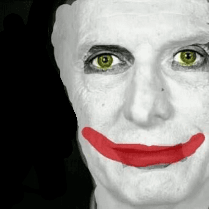 Milei Gets The Joker Face Paint