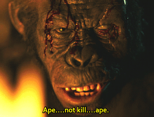Koba Reminds You Ape Not Kill Ape