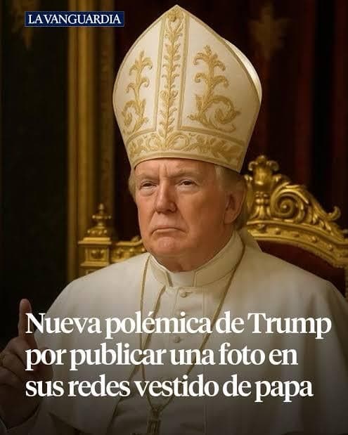 Fake News Shows Trump Dressed as the Pope