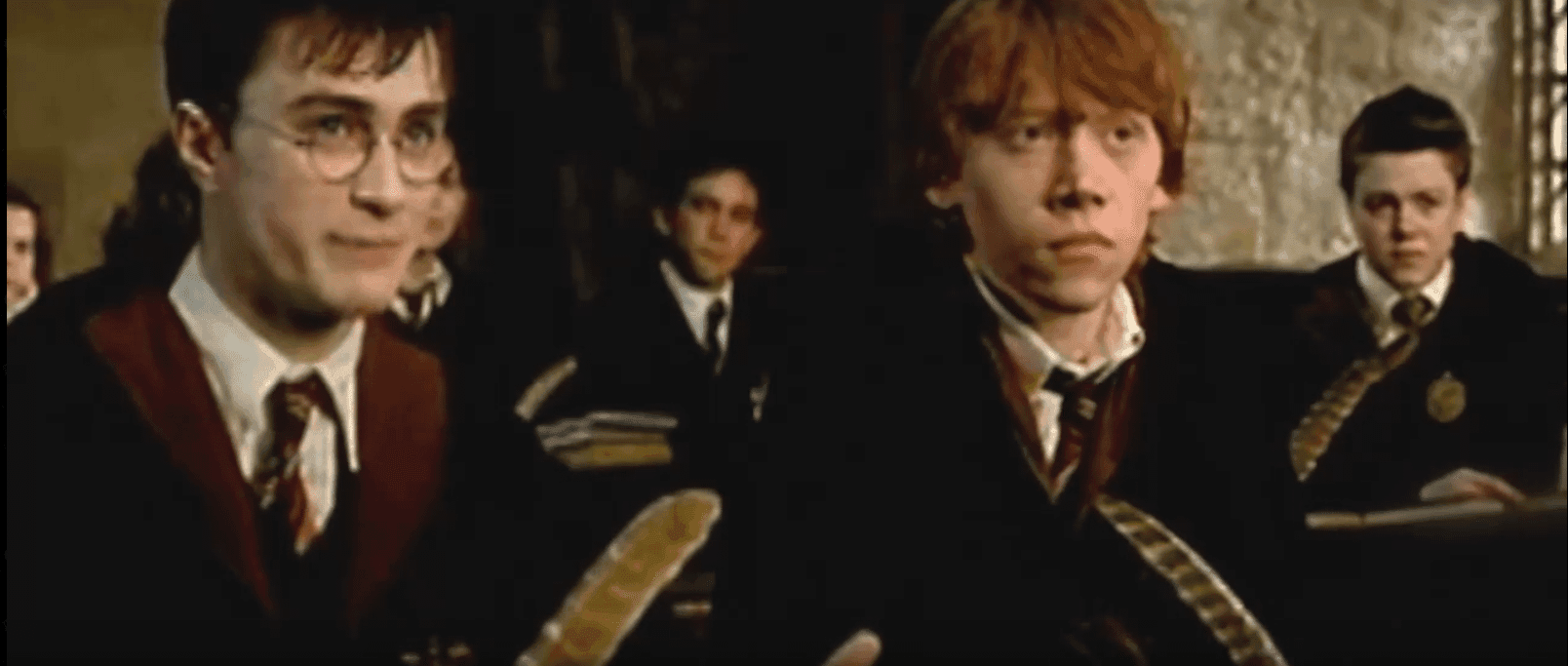 Harry Potter y Ron Sorprendidos