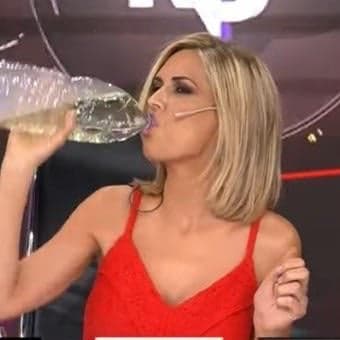 Woman Drinking Trophy Meme