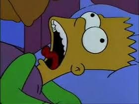 Bart Simpson Screaming in Bed Again