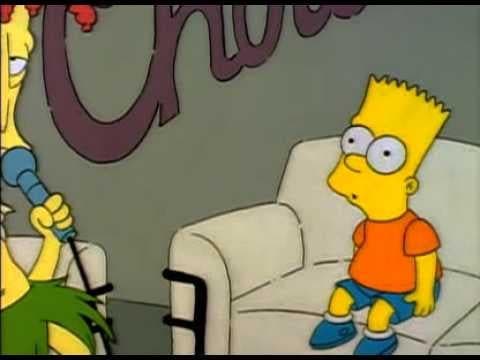 Bart Simpson Waiting On Couch