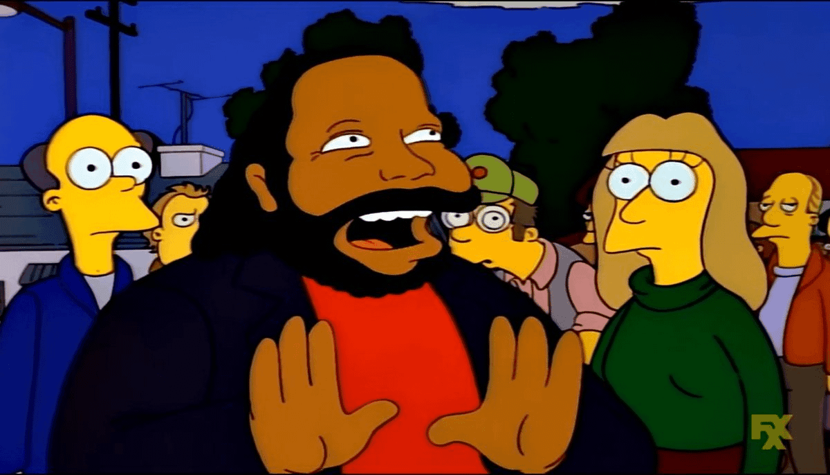 Carl Carlson Simpsons Frame