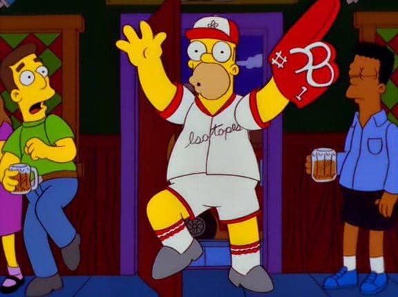 Homer Simpson Hincha De River