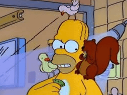 Homer Simpson Turkey Head