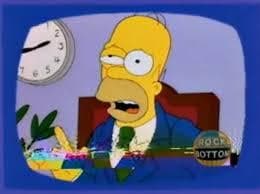 Homer Simpson On Rock Bottom TV Interview