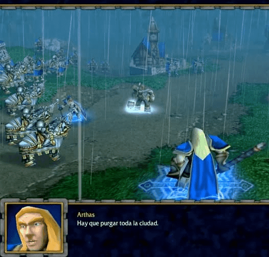 Arthas Purges Stratholme Spanish Edition