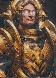 God-Emperor's Golden Eyes Burn Bright