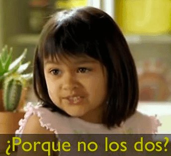 Why Not Both Taco Commercial Girl