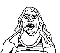 Trad Girl Screams in Pure Rage